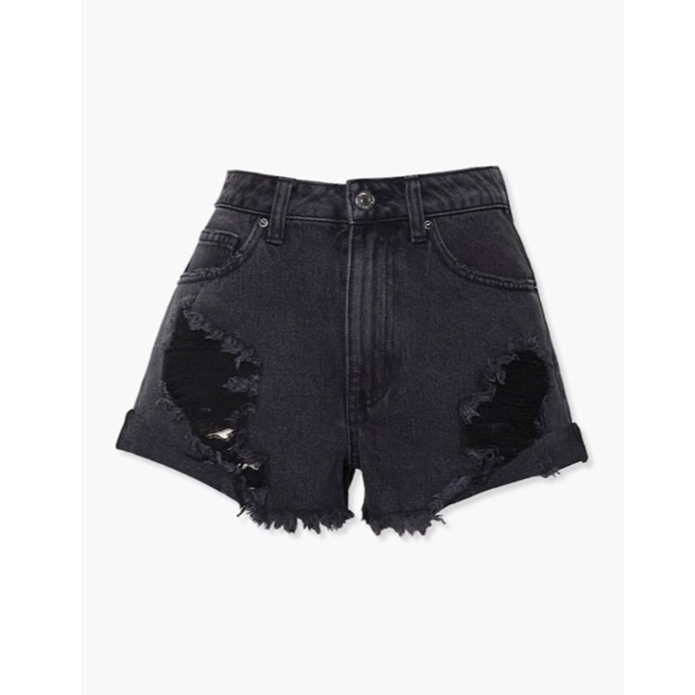Forever 21 Distressed Denim Shorts